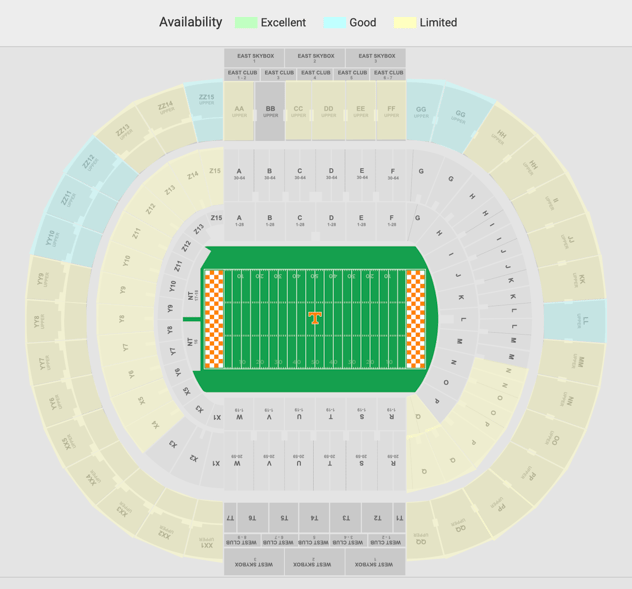 Where To Find The Cheapest Tennessee Vs. Football Tickets At